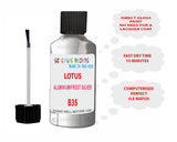 Lotus Other Models Aluminium/Frost Silver Hy100 Paint Code B35
