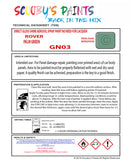 PALM GREEN Aerosol Spray Paint Code GN03 Classic Austin-Healey Model 3000 MK I Automotive Restorative Paint Vehicle Touch-Up Austin-Healey GN03 Paint Car Restoration DIY Auto Painting Classic Car Refinishing High-Quality Spray Paint Automotive Finish Vehicle Restoration Supplies Custom Car Paint Auto Body Paint Aerosol Can Automotive Refinishing Paint for Classic Cars