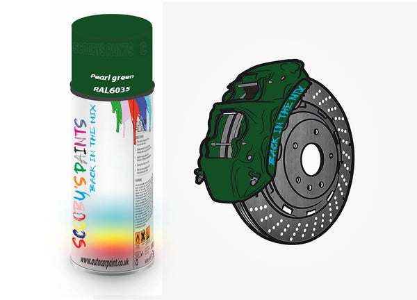 Brake Caliper Paint For Hyundai Pearl green Aerosol Spray Paint RAL6035