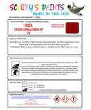 Skoda Scala Cervena Corrida/Corrida Rot Lf3K Health and safety instructions for use