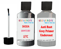 Skoda Scala Graphite Grey Lf7C Anti Rust primer undercoat