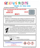 SPEEDWELL BLUE Aerosol Spray Paint Code BU1 Classic Austin-Healey Model 3000 MK I Automotive Restorative Paint Vehicle Touch-Up Austin-Healey BU1 Paint Car Restoration DIY Auto Painting Classic Car Refinishing High-Quality Spray Paint Automotive Finish Vehicle Restoration Supplies Custom Car Paint Auto Body Paint Aerosol Can Automotive Refinishing Paint for Classic Cars