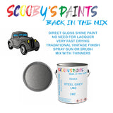 ROVER 45/400 SERIES LMZ Vintage Classic Car Paint for restoration Silver-Grey Original Cellulose Paint used, Perfect Mix for STEEL GREY LMZ