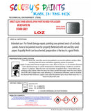 STORM GREY Aerosol Spray Paint Code LOZ Classic ROVER Model 45/400 SERIES Automotive Restorative Paint Vehicle Touch-Up ROVER LOZ Paint Car Restoration DIY Auto Painting Classic Car Refinishing High-Quality Spray Paint Automotive Finish Vehicle Restoration Supplies Custom Car Paint Auto Body Paint Aerosol Can Automotive Refinishing Paint for Classic Cars