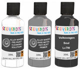 fix alloy wheel rims paint primer filler Volkswagen Soul Black