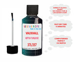 paint code location Vauxhall Cavalier Neptun Turquoise Code 37L/357