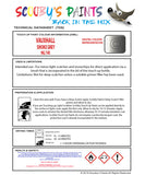 Touch Up Paint Instructions for use Vauxhall Cavalier Smoke Grey Code 96L/140