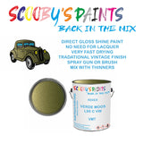 ROVER 45/400 SERIES VMT Vintage Classic Car Paint for restoration Green Original Cellulose Paint used, Perfect Mix for VERDE MOOS L95 C VW