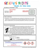 Bascoat Ready For Use Paint for VOLKSWAGEN JETTA GLI PURE WHITE Paint Code: LC9A Easy Use Original Paint Basecoat Aerosol Spray Paint