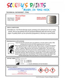 Bascoat Ready For Use Paint for VOLKSWAGEN AMAROK CANYON SANDBEIGE Paint Code: LH1W Easy Use Original Paint Basecoat Aerosol Spray Paint