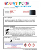 Bascoat Ready For Use Paint for VOLKSWAGEN AMAROK CANYON STARLIGHT BLUE Paint Code: LT5U Easy Use Original Paint Basecoat Aerosol Spray Paint