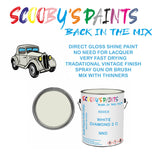 ROVER 45/400 SERIES NND Vintage Classic Car Paint for restoration White Original Cellulose Paint used, Perfect Mix for WHITE DIAMOND