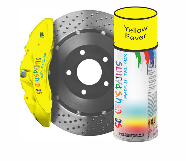 Yellow Fever Brake Caliper High Temperature Spray Paint Aerosol 400ML