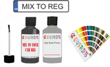 Car Paint By Reg Number Plate - Touch Up Paint - Spray Paint - Registration