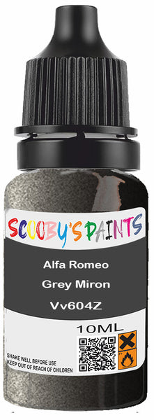 Alloy Wheel Rim Paint Repair Kit For Alfa Romeo Grey Miron Silver