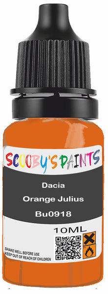 Alloy Wheel Rim Paint Repair Kit For Dacia Orange Julius Orange