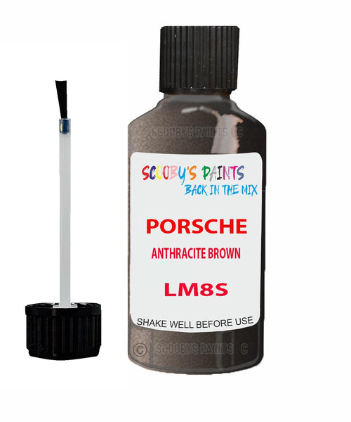 Touch Up Paint For Porsche Cayman Anthracite Brown Code Lm8S Scratch Repair Kit