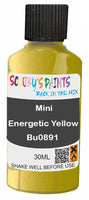 scratch and chip repair for damaged Wheels Mini Energetic Yellow Yellow