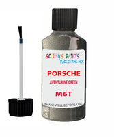 Touch Up Paint For Porsche Cayman Aventurine Green Code M6T Scratch Repair Kit