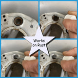 Alloy Wheel Rim Paint Repair Kit For Dodge Dark Slate Grey Silver-Grey