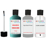 Touch Up Paint For ISUZU TRUCK VIRIDIAN GREEN Code 732 Scratch Repair