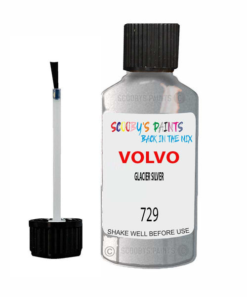 Paint For Volvo Xc40 Glacier Silver Code 729 Touch Up Scratch Repair Paint