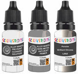 complete repair kit kerb curbbing Porsche Brilliant Chrome Silver-Grey