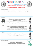 step by step instructions for use paint alloy wheels Dodge Dark Slate Grey Silver-Grey