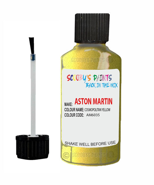 Paint For Aston Martin V12 VANTAGE COSMOPOLITAN YELLOW Code: AM6091 Car Touch Up Paint
