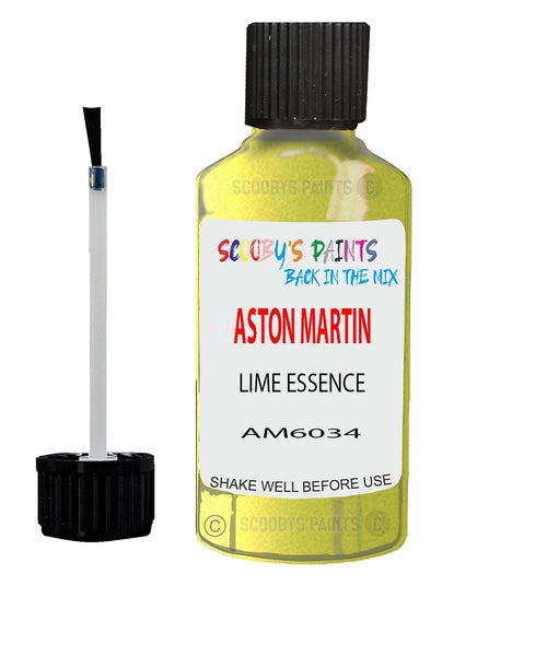 Paint For Aston Martin V12 VANTAGE LIME ESSENCE Code: AM6034 Car Touch Up Paint