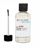 audi a8 l arktic white code ly9d touch up paint 2002 2010 Scratch Stone Chip Repair