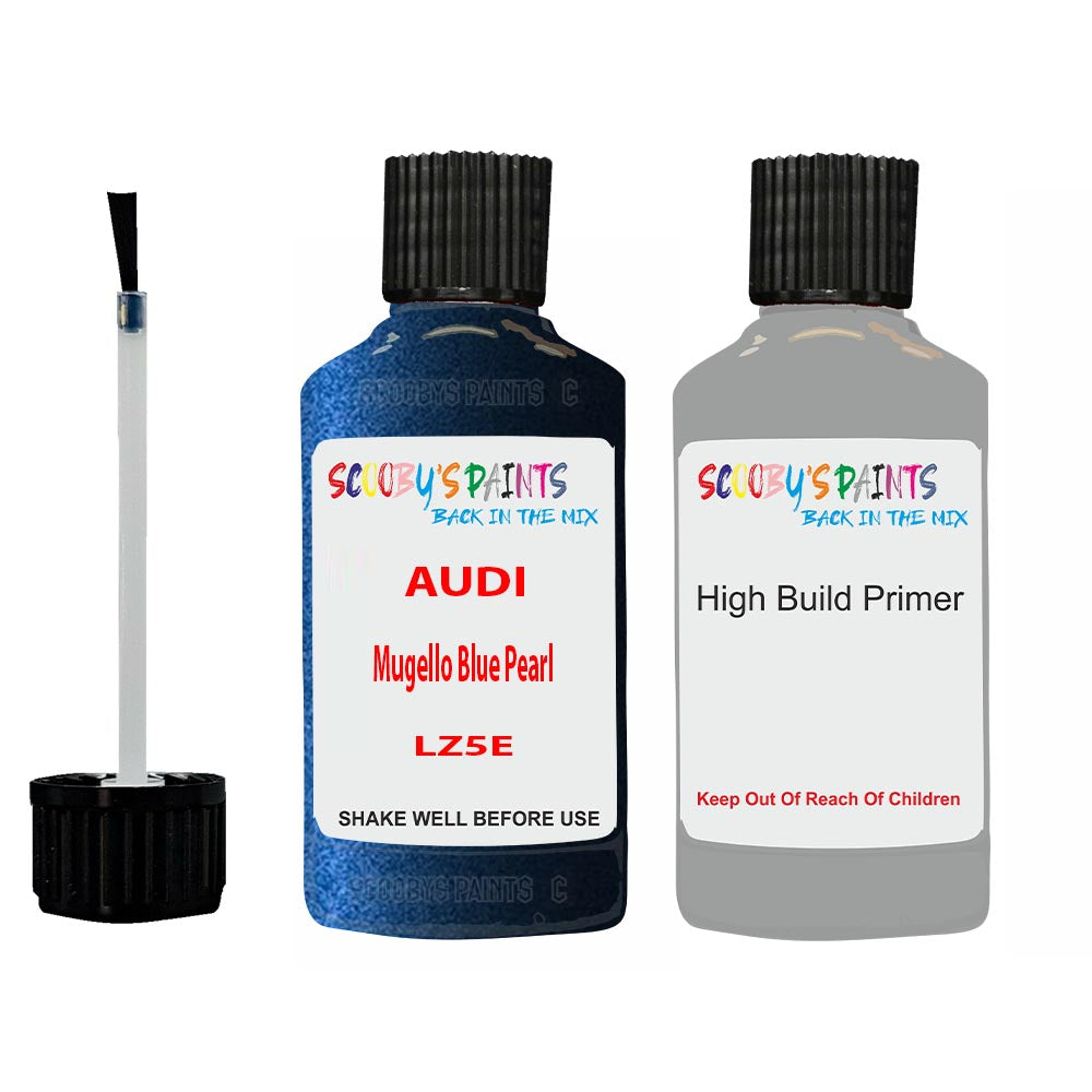 Paint For Audi Q7 Mugello Blue Pearl Code LZ5E Touch Up Paint