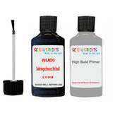 Anti Rust Primer Undercoat Audi Q4 E-Tron Sebringschwarz Kristall Metallic Code LY9U Touch Up Paint Scratch Stone Chip Kit