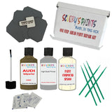 stone chip fix paint panel Audi Q4 E-Tron Taktikgruen Pearl Code LX6C Touch Up Paint Scratch Stone Chip Kit