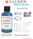 Paint For Fiat/Lancia Ducato Van Azzurro Polizia Code 917A Car Touch Up Paint