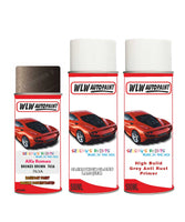 alfa romeo mito bronzo brown beige aerosol spray car paint clear lacquer 763a With Anti Rust primer undercoat protection