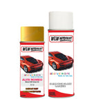 alfa romeo 145 giallo zoe yellow aerosol spray car paint clear lacquer 513