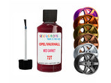 Alloy Wheel Repair Paint For Opel/Vauxhall Med Garnet 72T 2001-2023