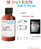 Paint For Audi A3 S3 Isis Red Code W1 Touch Up Paint Scratch Stone Chip Repair