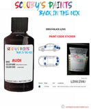 Paint For Audi A8 Kirsch Black Code Lz9X Touch Up Paint Scratch Stone Chip Kit