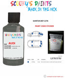 Paint For Audi A4 Allroad Quantum Grey Code Lx7B Touch Up Paint