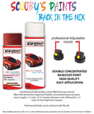 bentley umbrian red 9560103 aerosol spray car paint clear lacquer 2003 2016