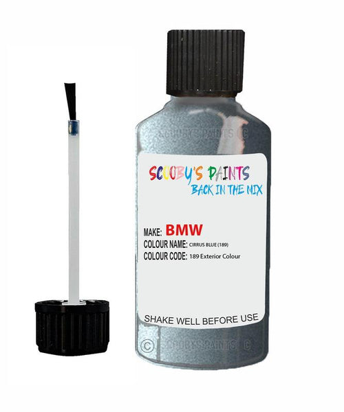 Bmw 5 Series Cirrusblau Code 189 Touch Up Paint Scratch Stone Chip