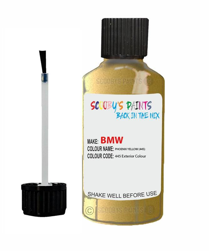 Paint For Bmw Z4 Phoenix Yellow Code 445 Touch Up Paint Scratch