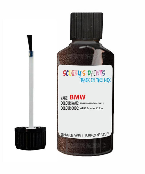 Bmw X3 Sparkling Brown Code Wb53 Touch Up Paint Scratch Stone Chip