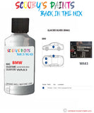 Bmw 4 Series Glacier Silver Paint code location sticker Wa83 Touch Up Paint