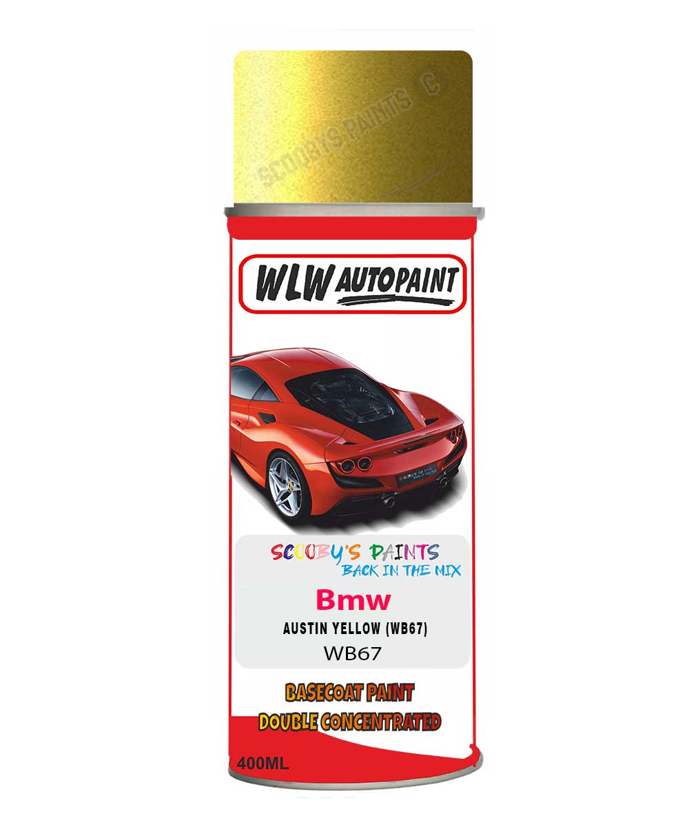 Paint For Bmw I8 Austin Yellow Wb67 Car Aerosol Spray Paint Rattle Can