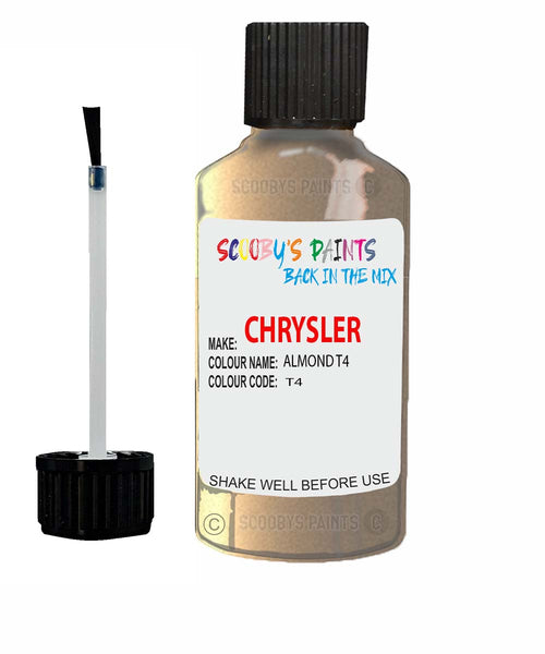 Paint For Chrysler Voyager Almond Code: T4 Car Touch Up Paint
