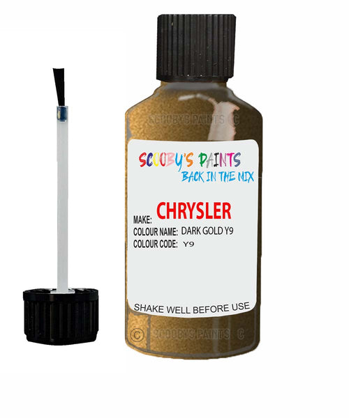 Paint For Chrysler Plymouth Dark Gold Code: Y9 Car Touch Up Paint
