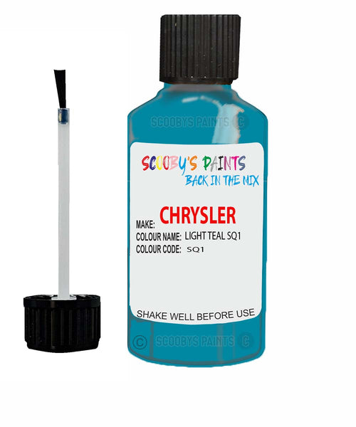 Paint For Chrysler Voyager Light Teal Code: Sq1 Car Touch Up Paint